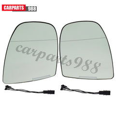 Left Right Side Rearview Mirror Glass Heated For 2007-2014 BMW E70 E71 E72 LCI 6B93BC-57