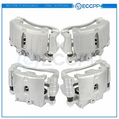 Front Rear Brake Calipers 4Pcs  Zinc For 2003-2006 Cadillac Escalade Esv 6B93BC-57