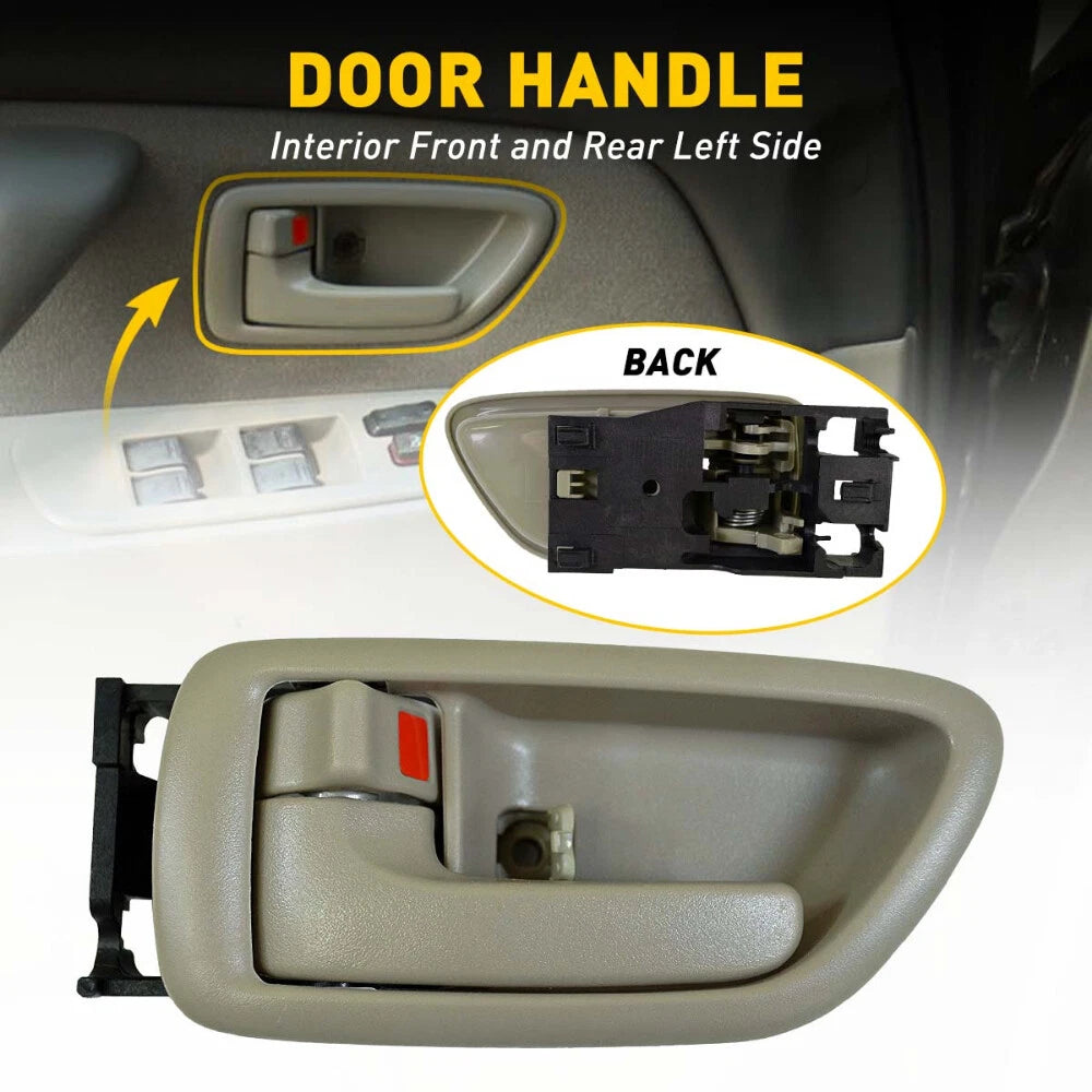 FOR Toyota Sequoia 01-07 Left LH Interior Door Inner Handle Cover Front Rear EOA 6B93BC-57