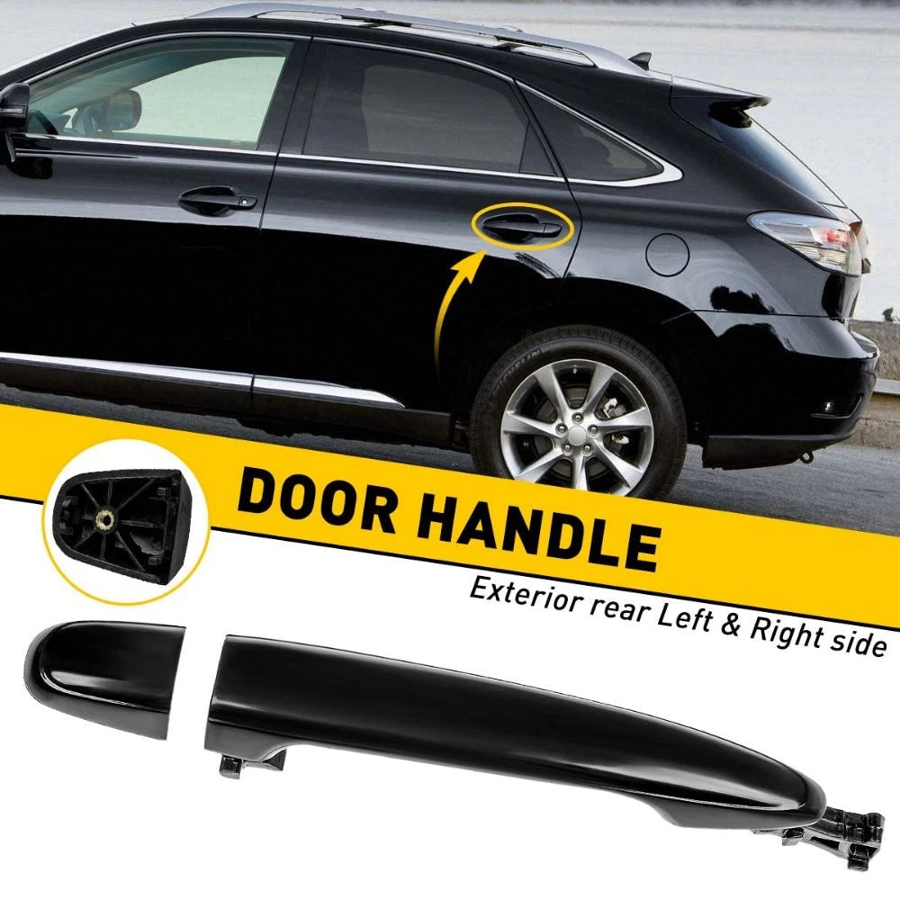 Exterior Door Handle For 2007-2011 Toyota Camry Rear Left or Right Outer Black A 6B93BC-57