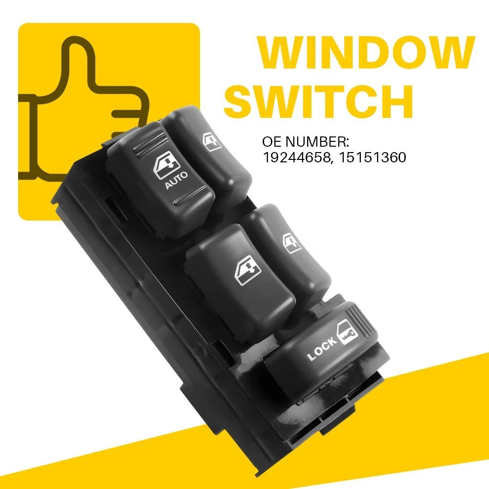 Master Power Window Switch for Chevrolet Blazer GMC Sonoma 1995-2005 Driver EOA 6B93BC-57