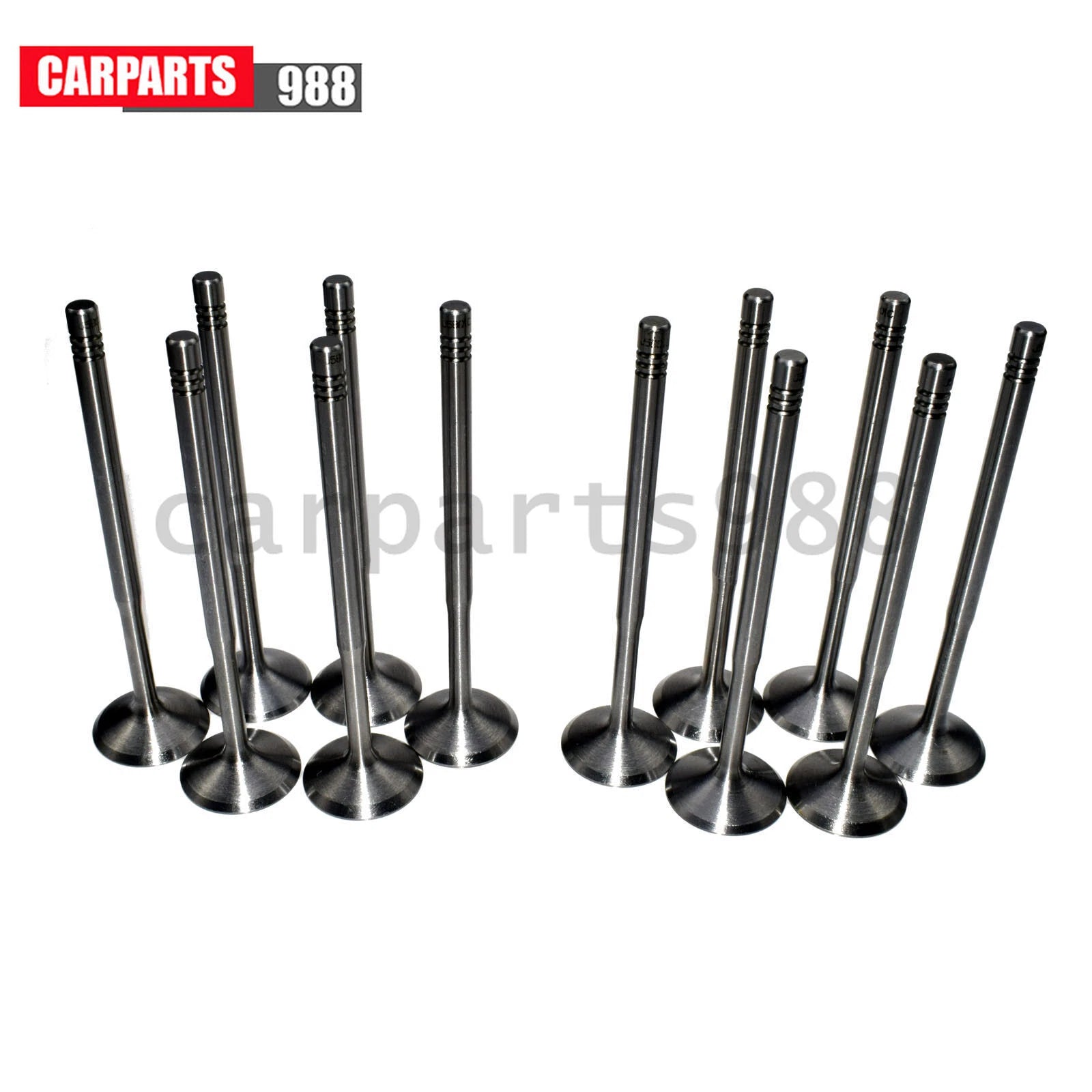 12Pcs Intake Valves 058109601C For Audi A4 TT VW Beetle Golf Passat Jetta 1.8L 6B93BC-57