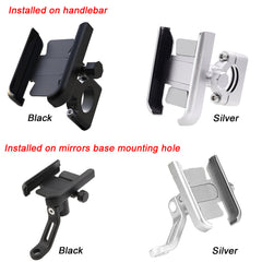 Motorcycle Cell Phone Handlebar Mirror Mount Holder for Harley Street Glide 6B93BC-57