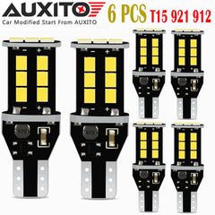 6X 912 921 T15 W16W Backup Reverse Light Super Bright White Canbus LED Bulb EA 6B93BC-57
