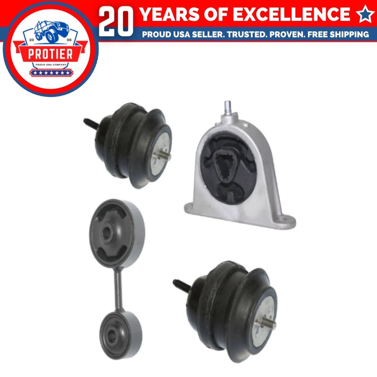 Fits 2004-2006 Chrysler Pacifica 3.5L/2005-2006 4WD 3.8L Motor & Trans Mount 6B93BC-57