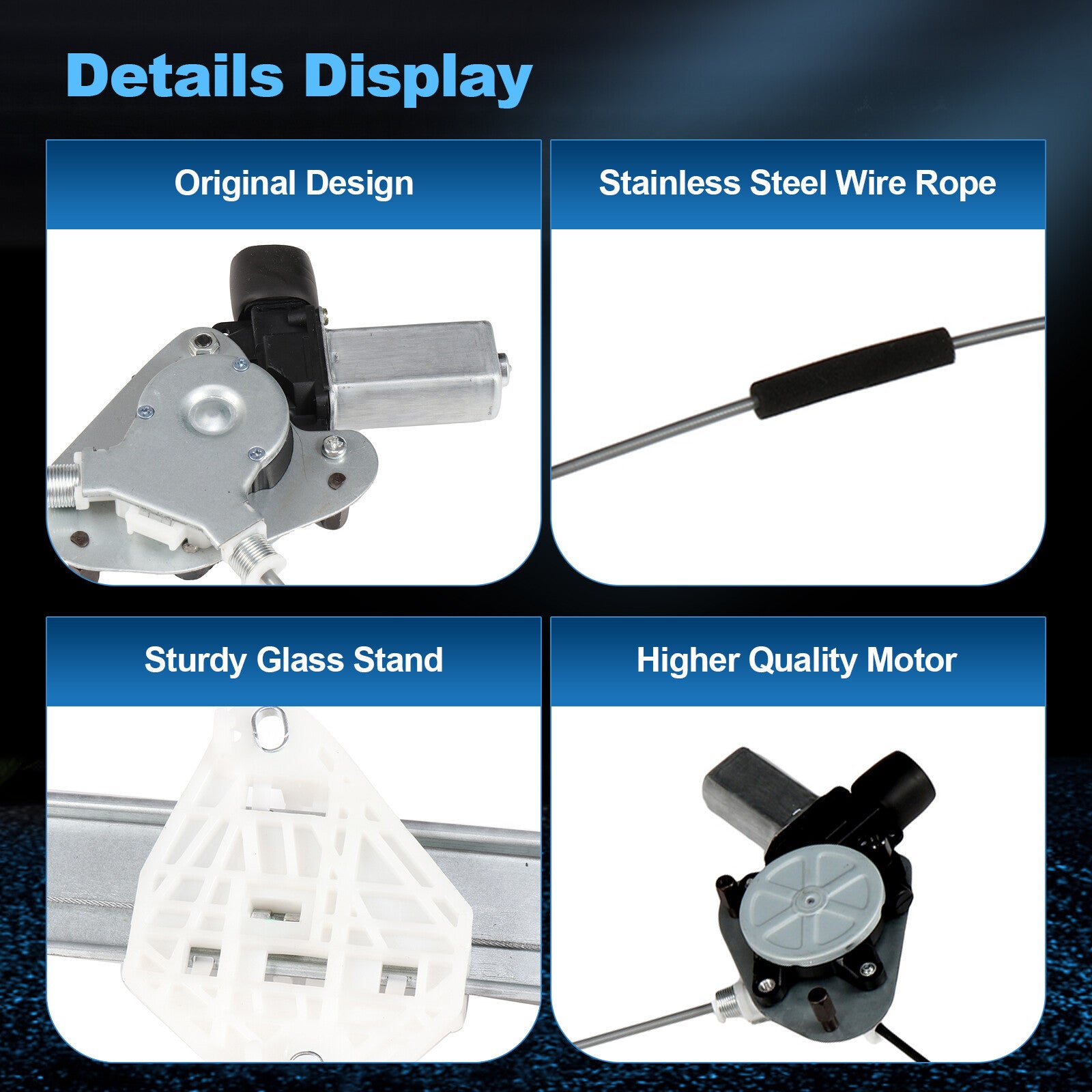 For 2010-2014 Subaru Outback Front Left Power Window Regulator With Motor 6B93BC-57