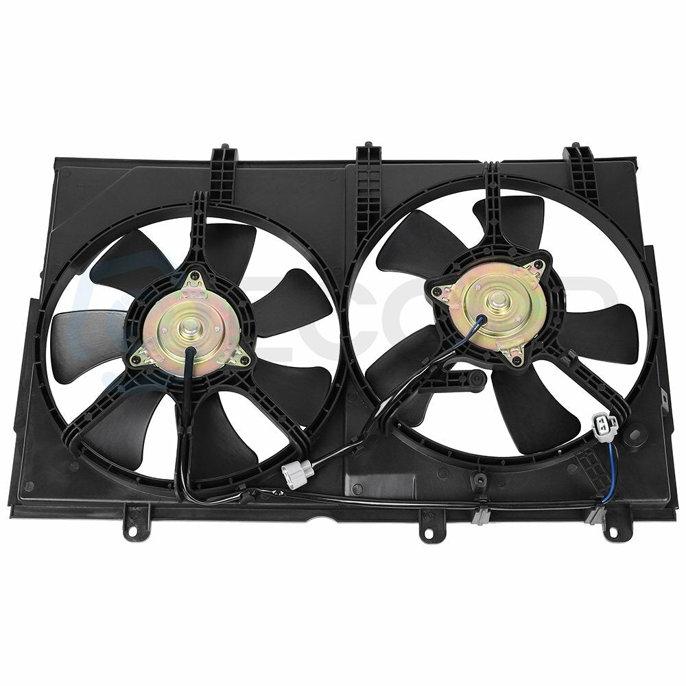 Electric Radiator Cooling Fan Kit For 2003 2004 2005-2006 Mitsubishi Outlander 6B93BC-57