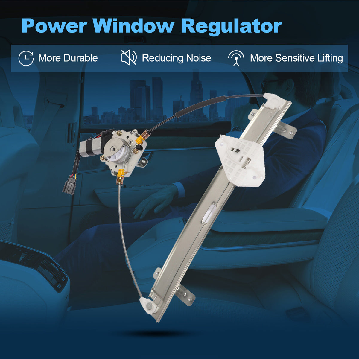 For 2004-2008 Acura TL Front Passenger Side Power Window Regulator with Motor