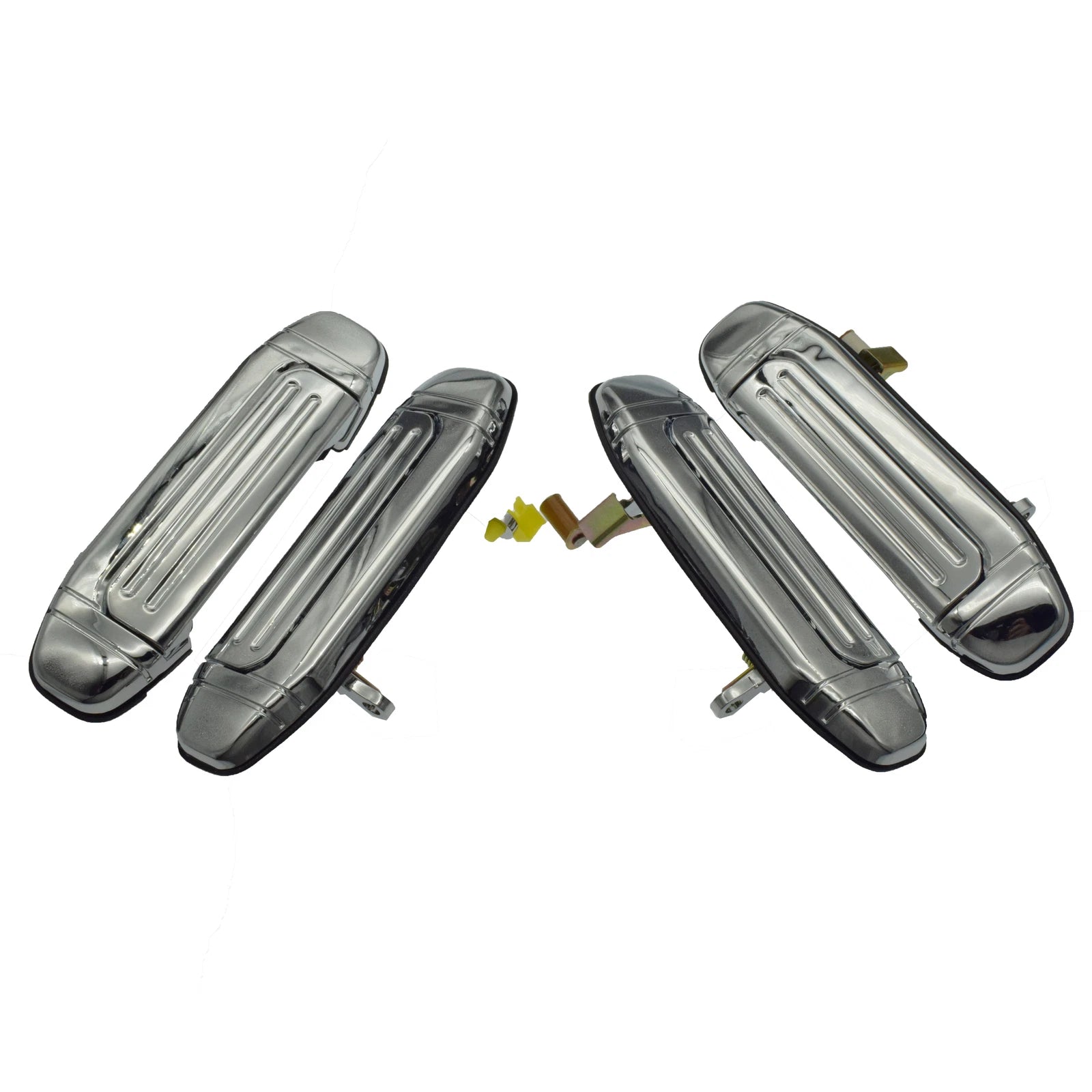 Front Rear LH & RH Chrome Exterior Door Handles For Mitsubishi Pajero 1992-1997 6B93BC-57