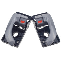 2Pcs Gray Interior Door Handle Left Right For 2005-09 Hyundai Tucson 826202E000 6B93BC-57