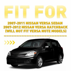 FOR 2007-2012 NISSAN VERSA LEFT + RIGHT SIDE COWL GRILLE OUTER EXTENSION-TRIM US 6B93BC-57