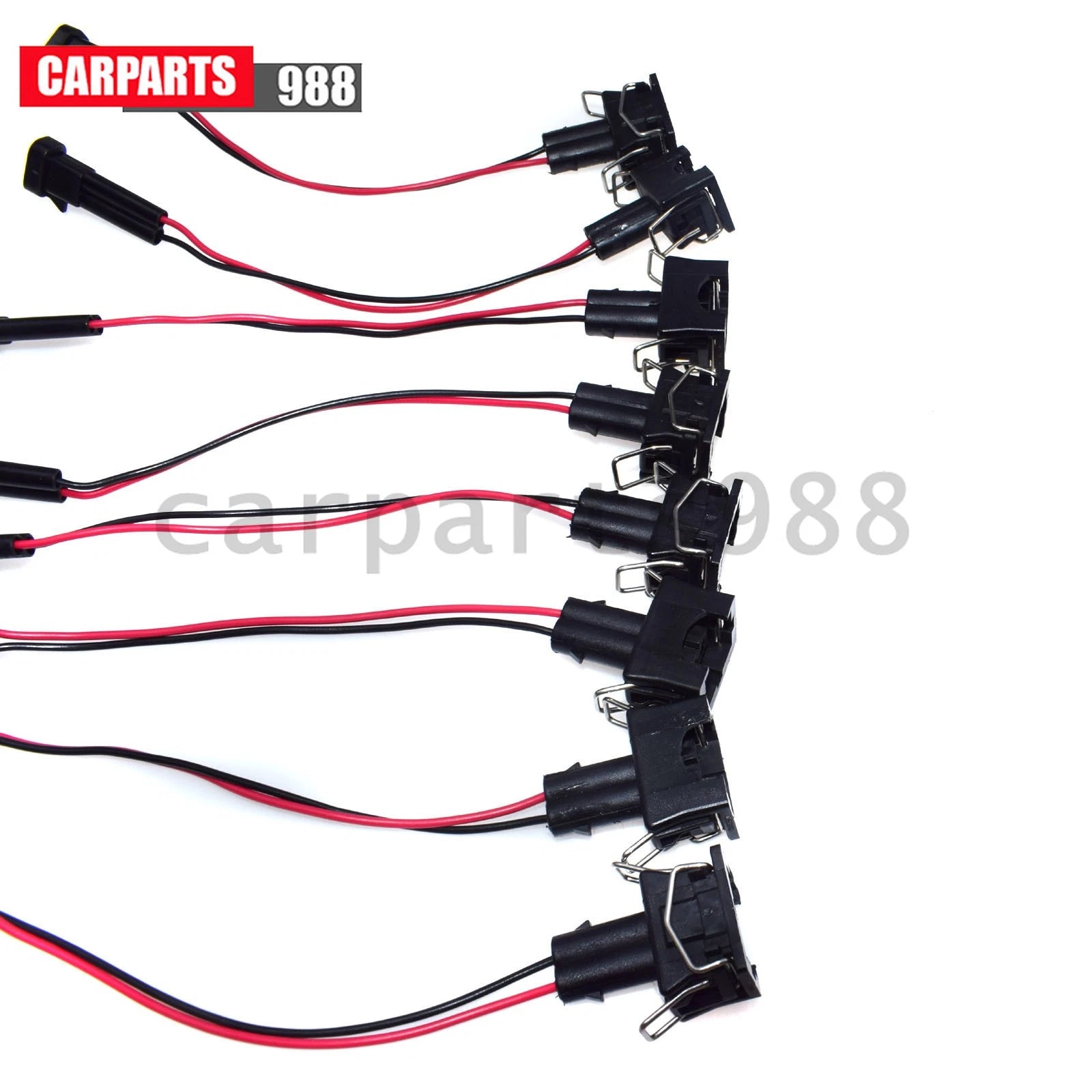 8Pcs Wire Harness LQ4 LQ9 4.8 5.3 6.0 to LS1 LS6 LT1 EV1 Injector Adapters 6B93BC-57