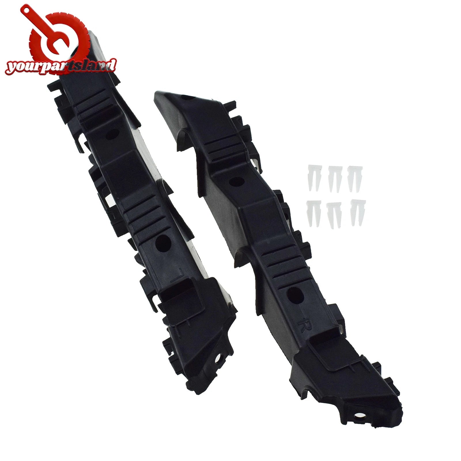 LH & RH Front Bumper Retainer Bracket Support 2Pcs for Kia Rio 2018 2019 2020 6B93BC-57