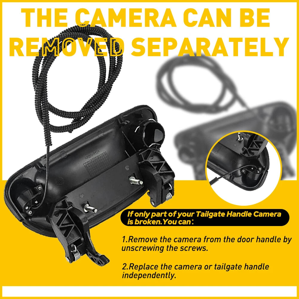 Rear View Backup Tailgate Handle Camera For 1999-2006 Ford F250 F350 F450 AUXITO AUXITO