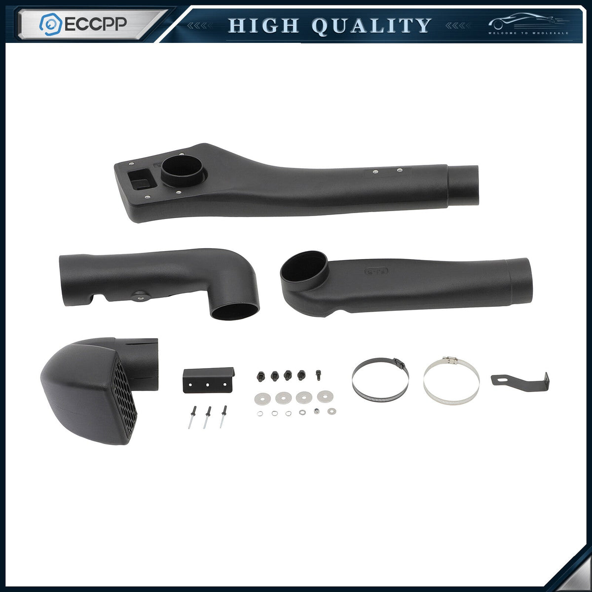 Black Intake Snorkel Kits Fit For 2007-2012 Toyota Fj Cruiser 6B93BC-57