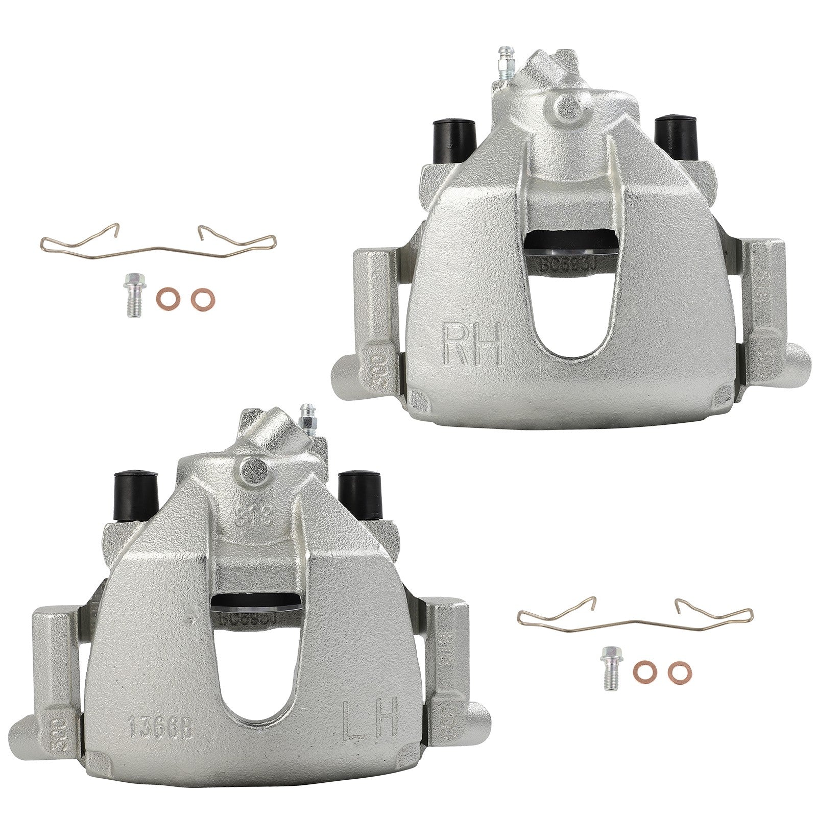 Front Left Right Brake Calipers 2Pcs For 2005-2007 Mazda 3 2006-2007 Mazda 5 6B93BC-57