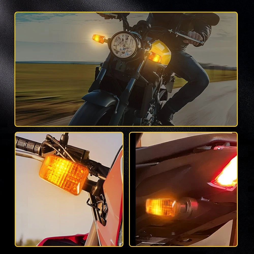 MOTORCYCLE TURN SIGNALS For Suzuki GS 450 550 750 Intruder Boulevard DR DRZ DS A 6B93BC-57