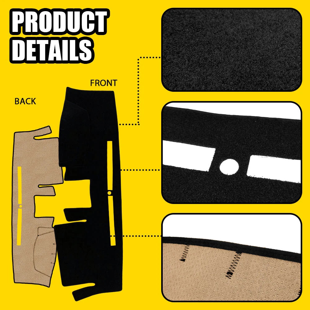 DashMat Custom Dash Cover for 05-2012 Nissan Pathfinder W/O NAV Suzuki Equator A 6B93BC-57