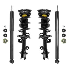 Front & Rear Complete Strut Assembly Shock Kit for 2009-2014 Nissan Cube 6B93BC-57