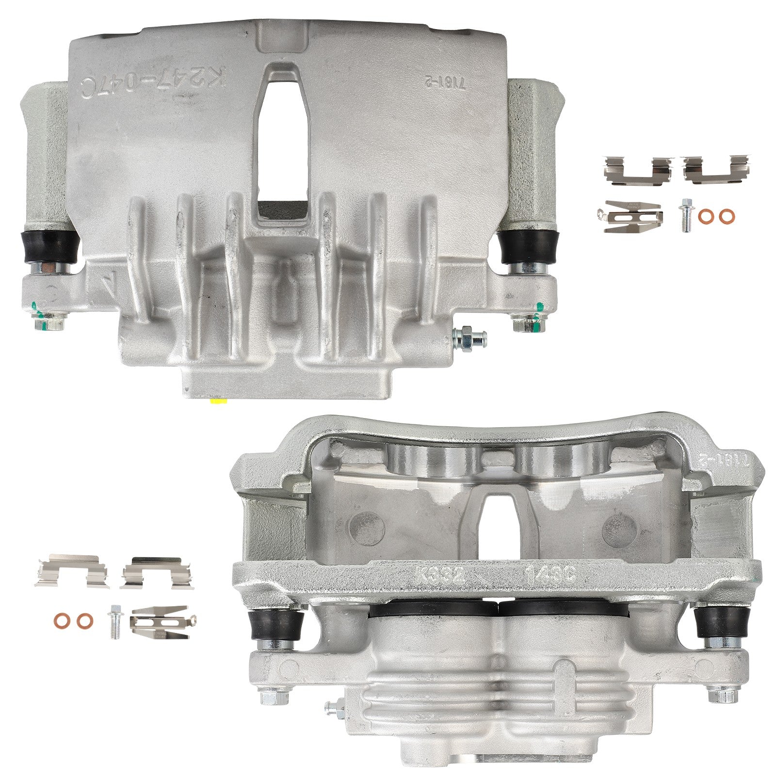 Front Left Right Brake Calipers 2Pcs For 2003-2004 Ford Mustang 18B4839, 18B4838 6B93BC-57