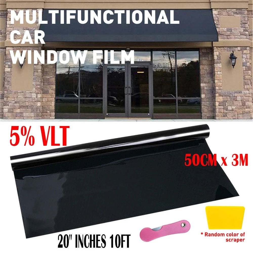 Uncut Roll Window Tint Film 5% VLT 25% 35% for Car Home Office Glass Tool EOA 6B93BC-57