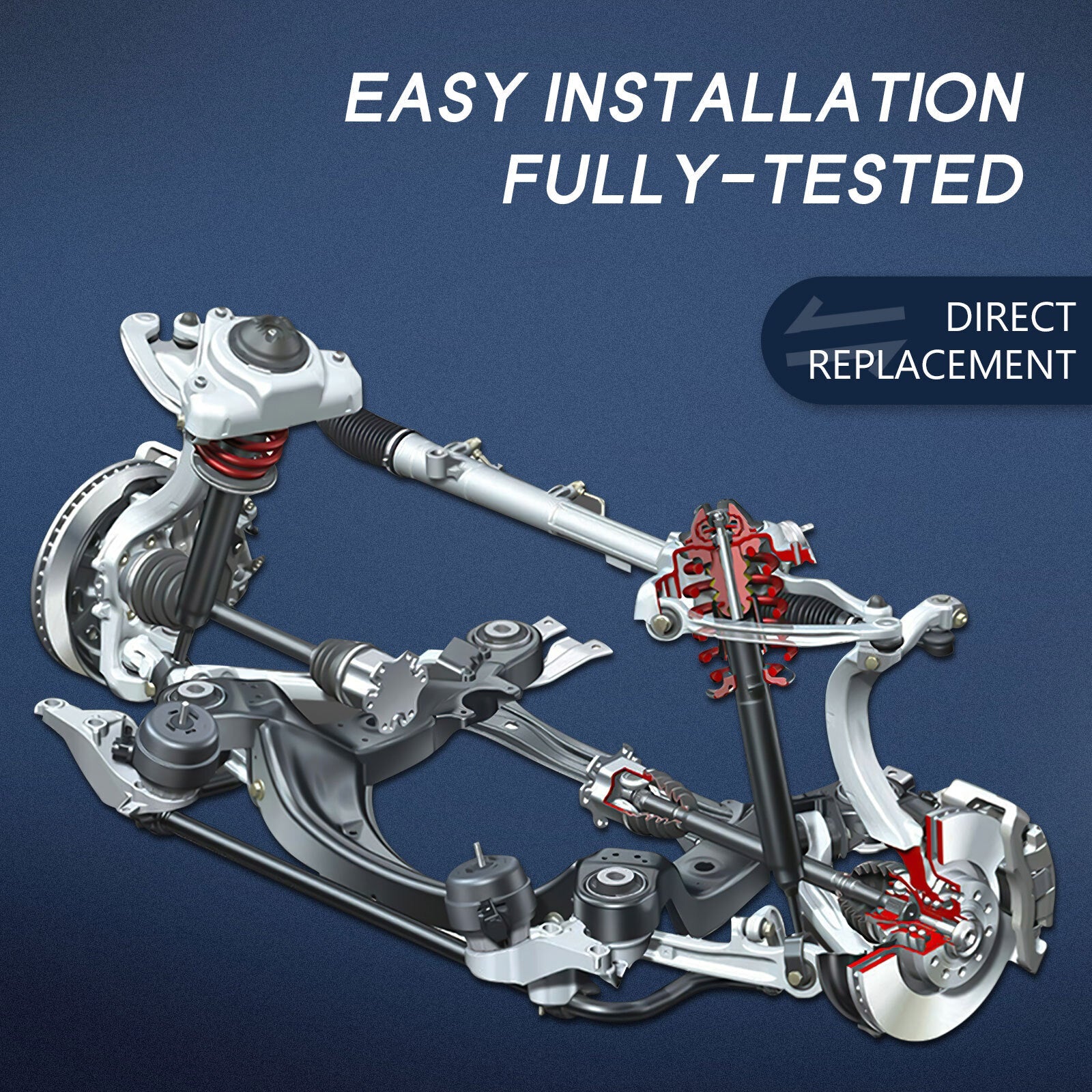 ECCPP Steering Power Steering Rack And Pinion For Highlander Rx330 Rx350 26-2617 ECCPP