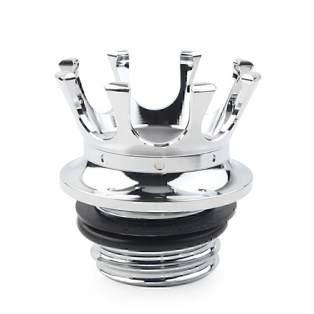 King Crown Gas Oil Cap Fuel Tank for Harley Touring Road King Dyna Softail XL 6B93BC-57