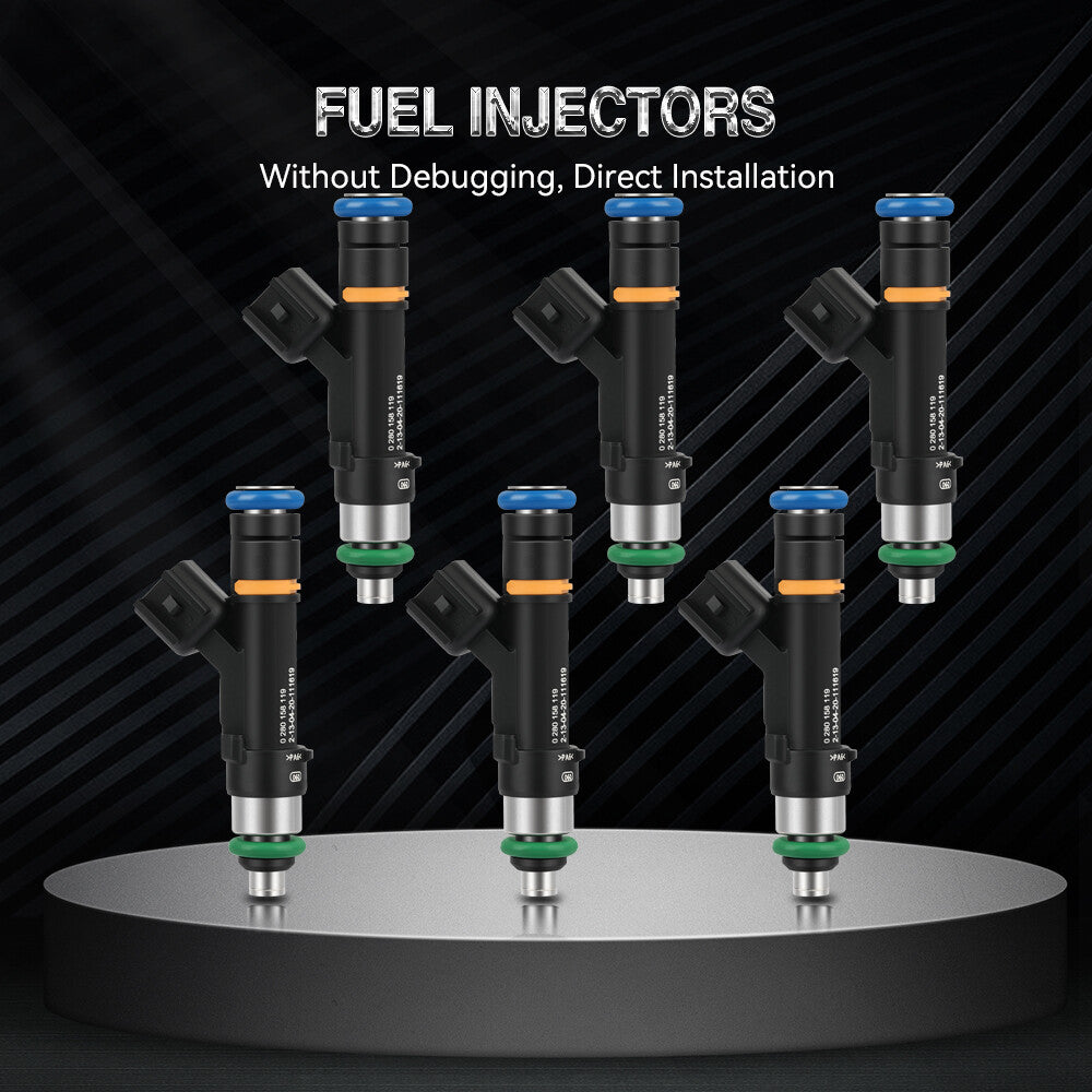 For Chrysler Town & Country Dodge Grand Caravan 3.8L 2008-2010 6x Fuel Injectors 6B93BC-57