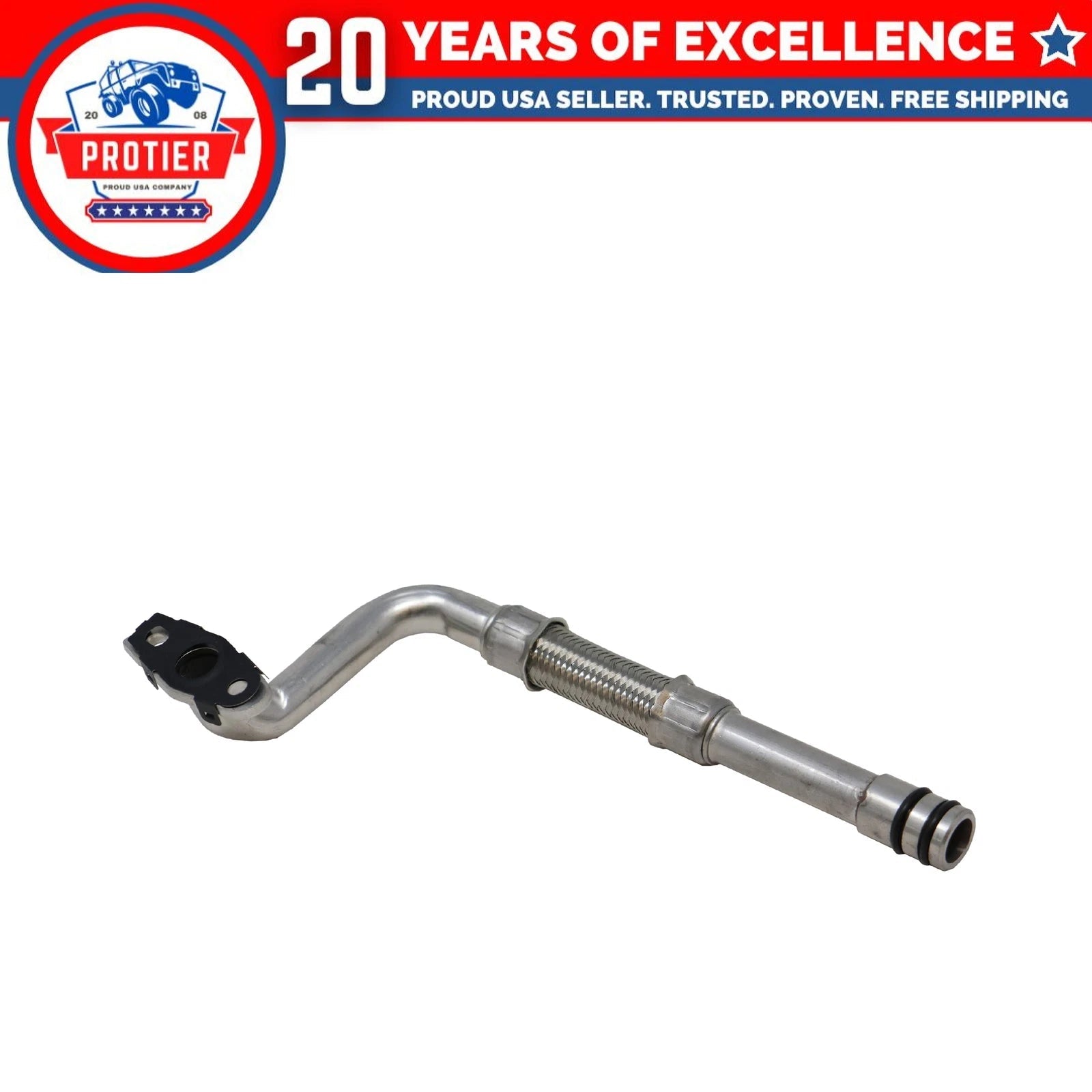 Rear Turbocharger Oil Supply Line Fits Ford Explorer MKS MKT Flex Police 6B93BC-57