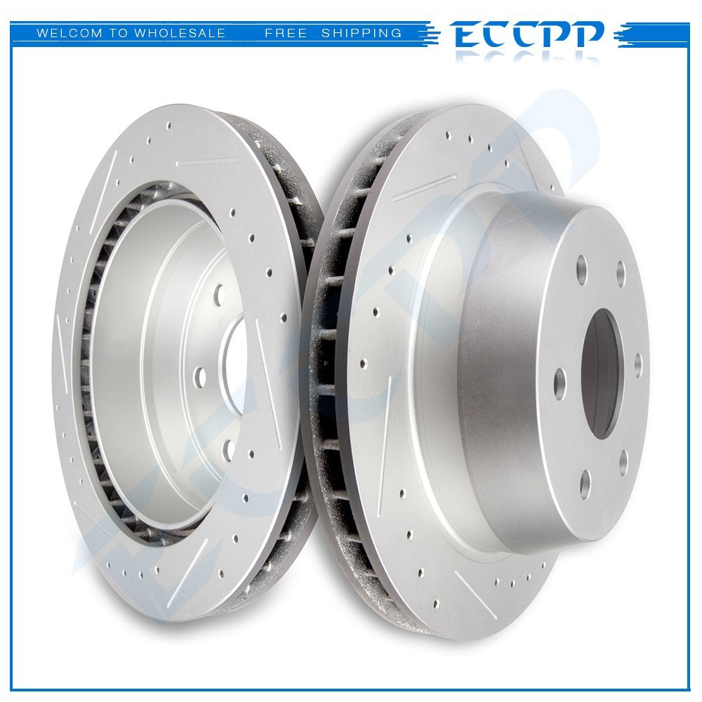 Rear Brake Rotors For CHEVROLET SUBURBAN SILVERADO 1500 CADILLAC ESCALADE 6B93BC-57