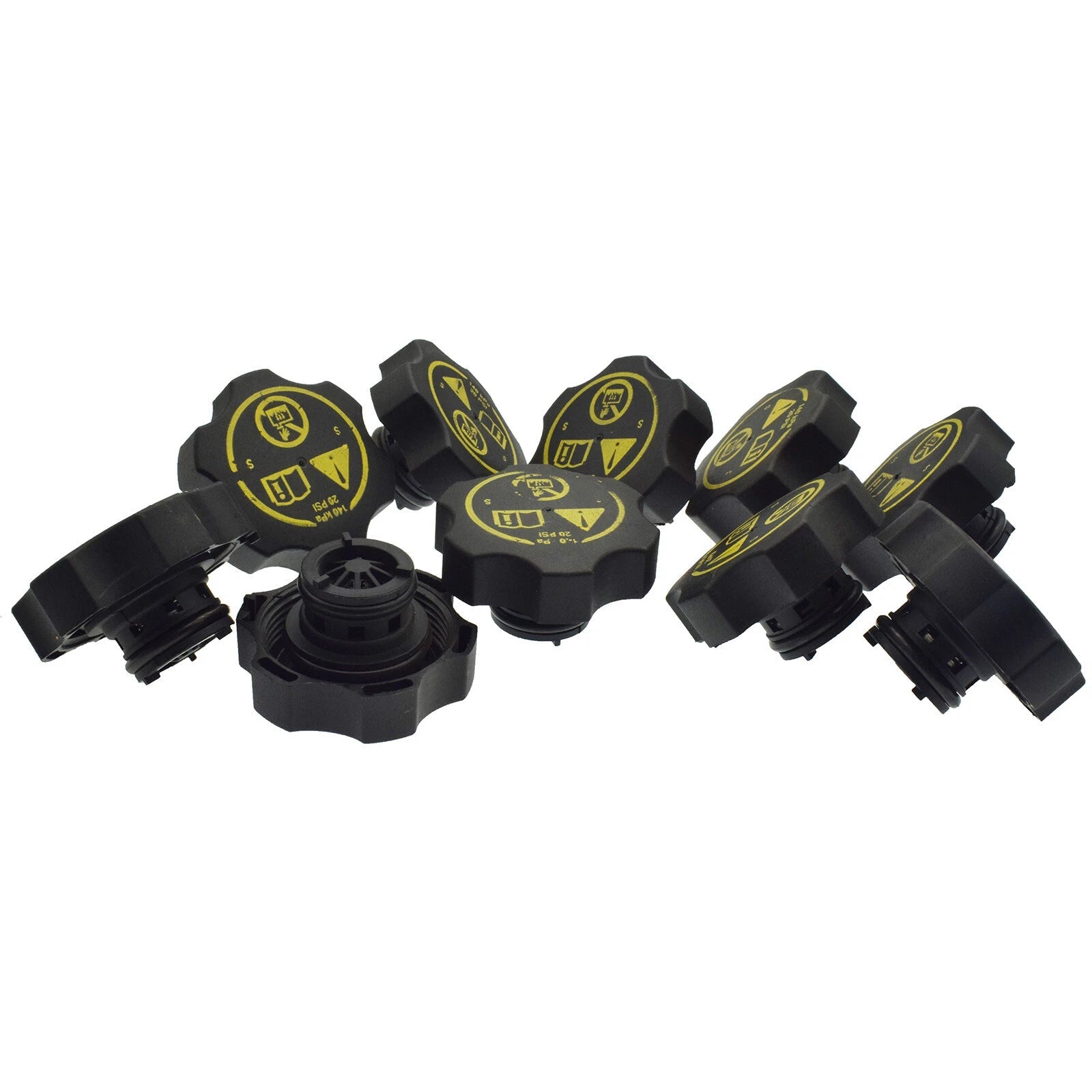10 Pcs Radiator Coolant Recovery Reservoir Tank Cap for 2007-2020 GM 13502353 6B93BC-57