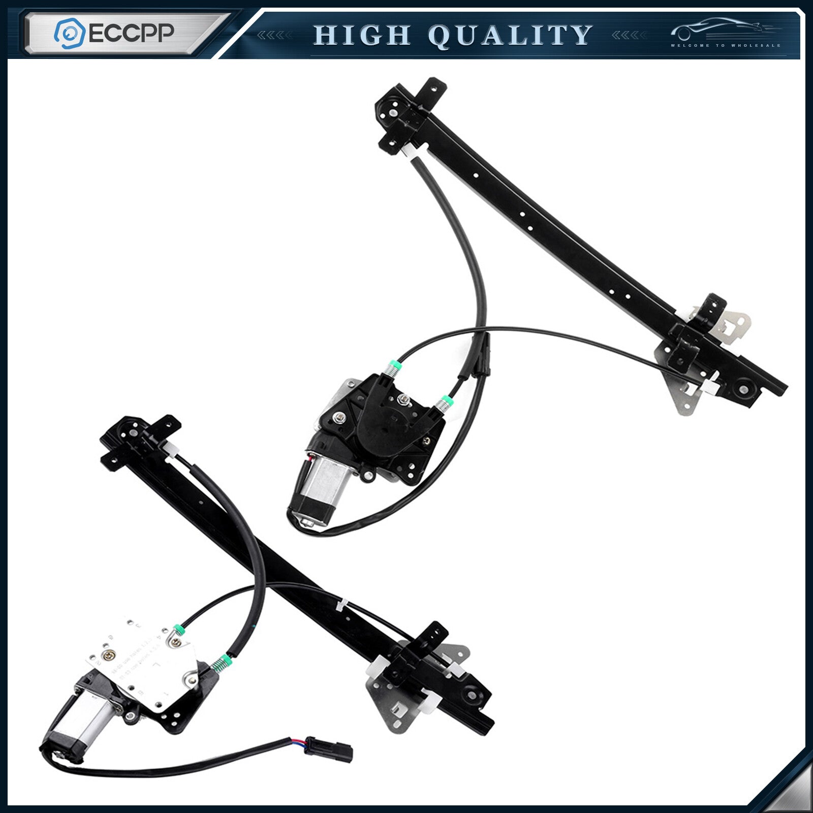 For 1998-03 Dodge Durango Front Right Left Power Window Regulator With Motor 6B93BC-57