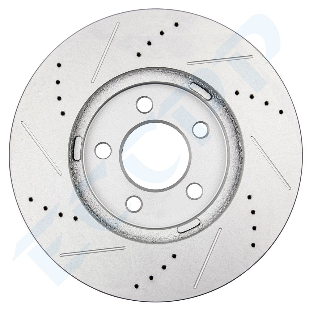 Front & Rear Rotors + Brake Pads for Ford Crown Victoria Mercury Grand Marquis KOEEP