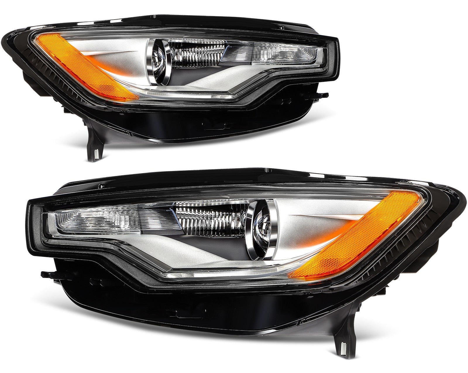 For 2012-2015 Audi A6 S6 Quattro HID/Xenon w/Projector L+R Headlights Assembly 6B93BC-57