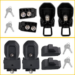 Hood Lock Latches Kit for Catch Jeep Wrangler JL Gladiator JT 2018-2024 With Key 6B93BC-57