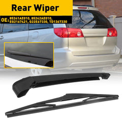 Rear Wiper Arm With Blade Set For Toyota Sienna 2004-2010 Replace # 85241AE010 A 6B93BC-57