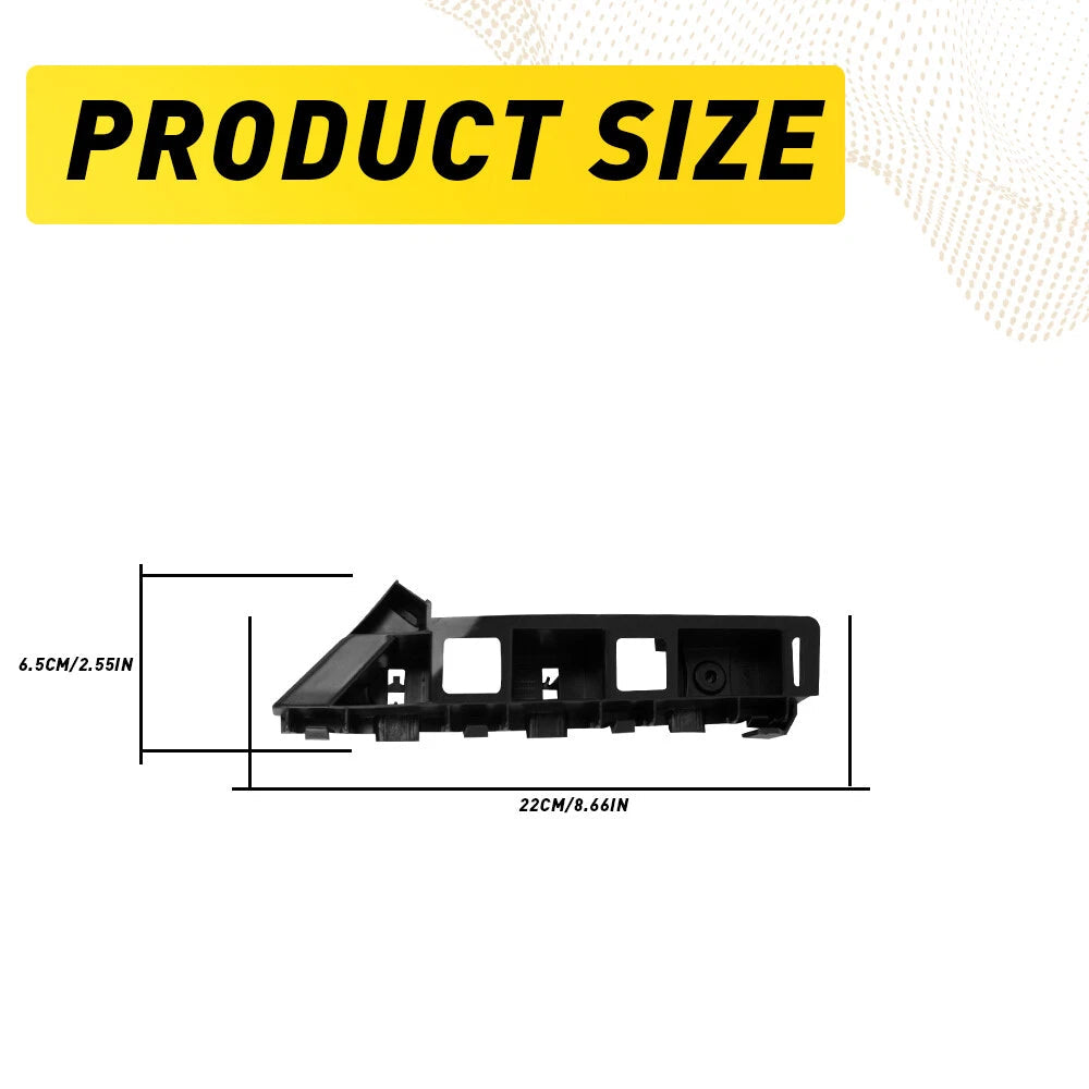 Pair Front Bumper Retainer Support Bracket Sets For 2012-2015 Volkswagen Passat 6B93BC-57