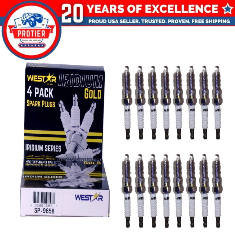 16x iridium spark plugs 3403 compatible with ford mustang 6B93BC-57