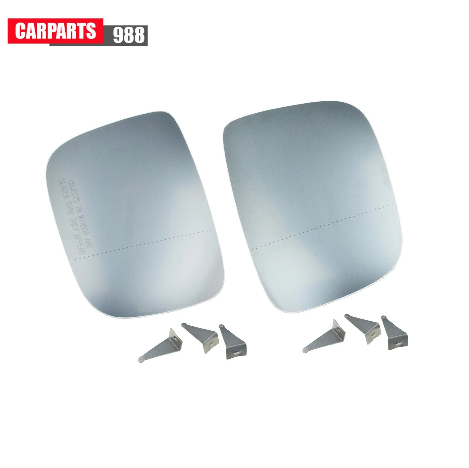 2Pcs Left Right Heated Mirror Glass W/ Backing Plate for Volvo XC60 2010-2017 6B93BC-57