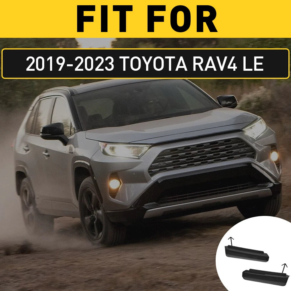 2X Front Bumper Tow Hook Cover For Cap 2019-2023 Toyota RAV4 LE Accessories EOA 6B93BC-57