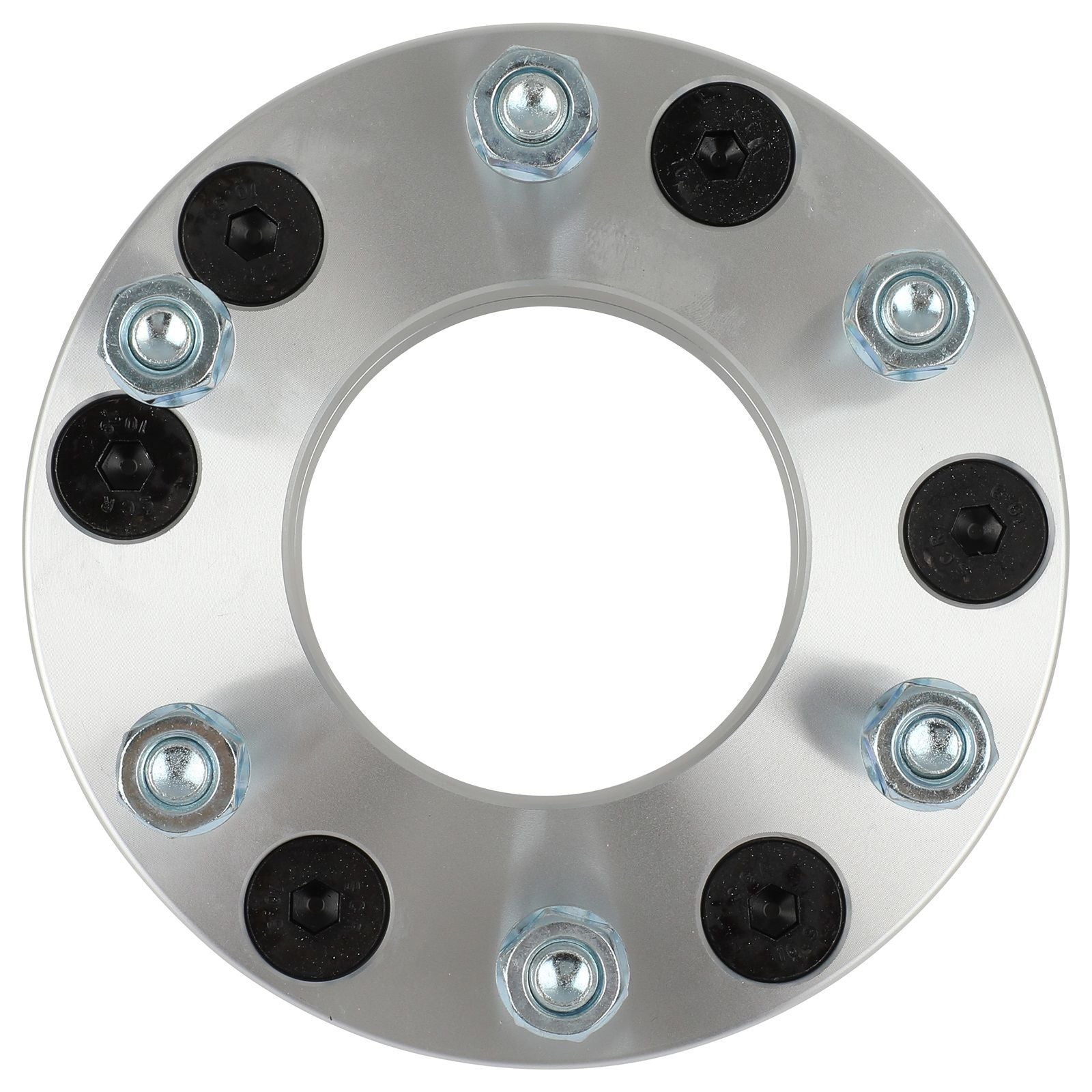 2 Pcs 2" Conversion 5x135 to 6x5.5 Wheel Adapters For Ford F-150 5 Lug to 6 Lug 6B93BC-57