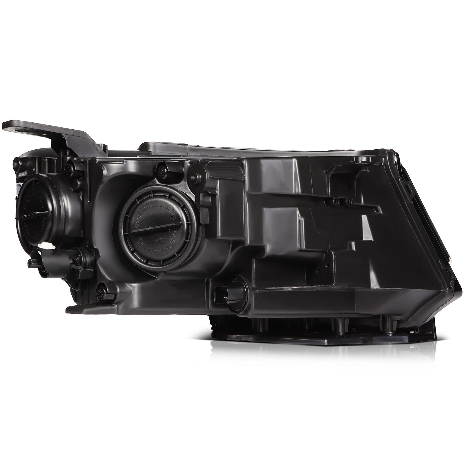Driver Side Headlight Assembly For 2017-2021 Jeep Compass Black Housing 6B93BC-57