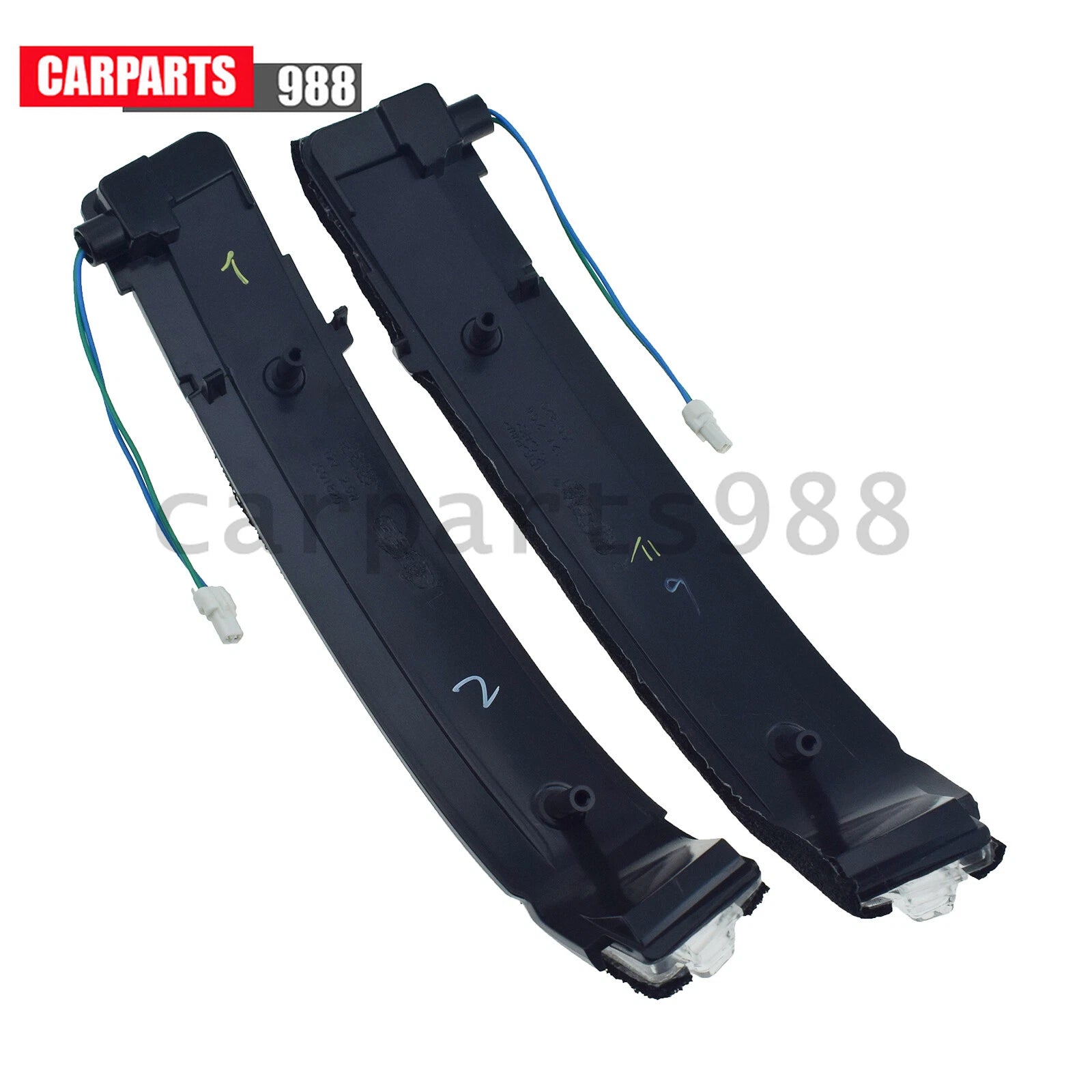 2Pcs LH RH Mirror Turn Signal Lamp For Nissan Juke Qashqai 261654CL6B 261604CL6B 6B93BC-57