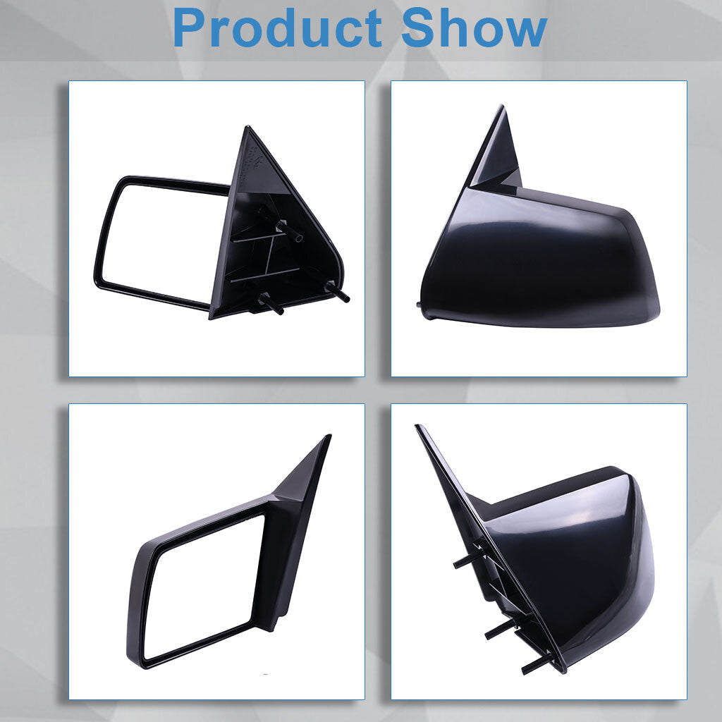 Driver Left Side Manual Mirror For 1988-1999 GMC Chevy C/K Pickup 6B93BC-57