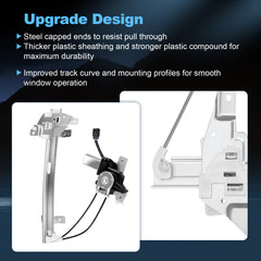 For Buick Century Regal 2004-1997 Rear Driver Side Window Regulator w/ Motor