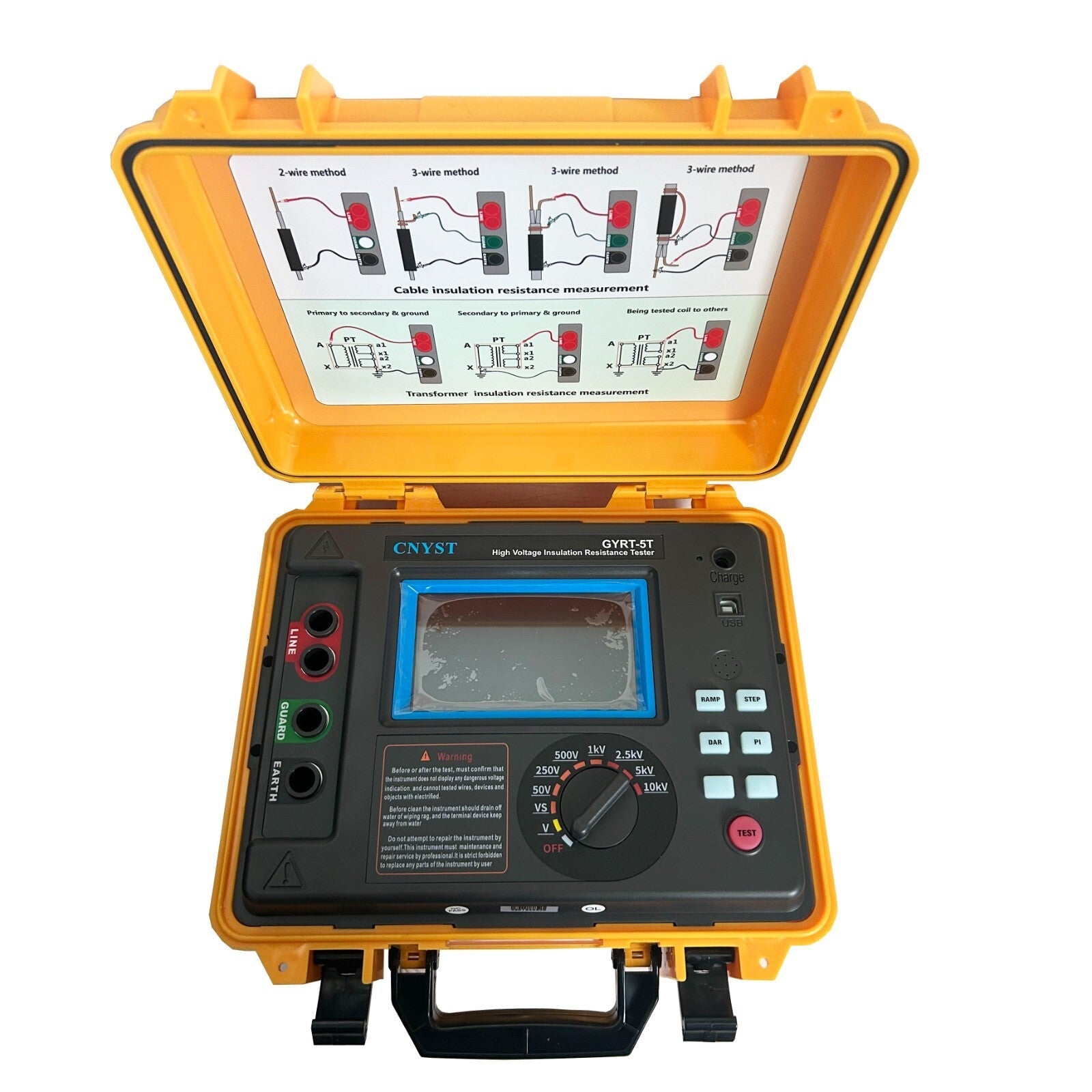 Digital High Voltage Insulation Tester Meter 10Kv For Electrical Equipment 6B93BC-57