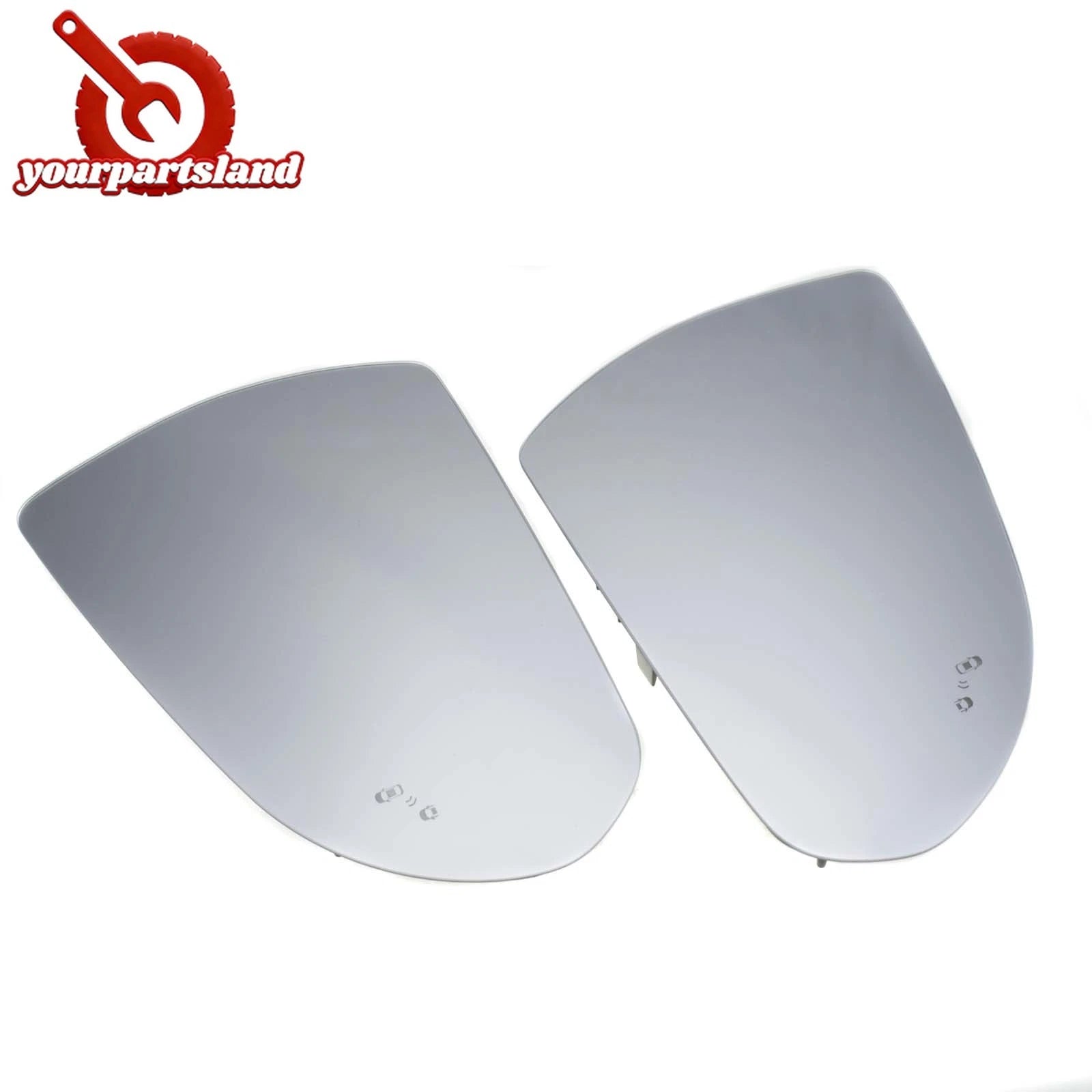Pair Heated Rearview Mirror Glass W/ Blind Spot For Hyundai Elantra AD 2016-2020 6B93BC-57