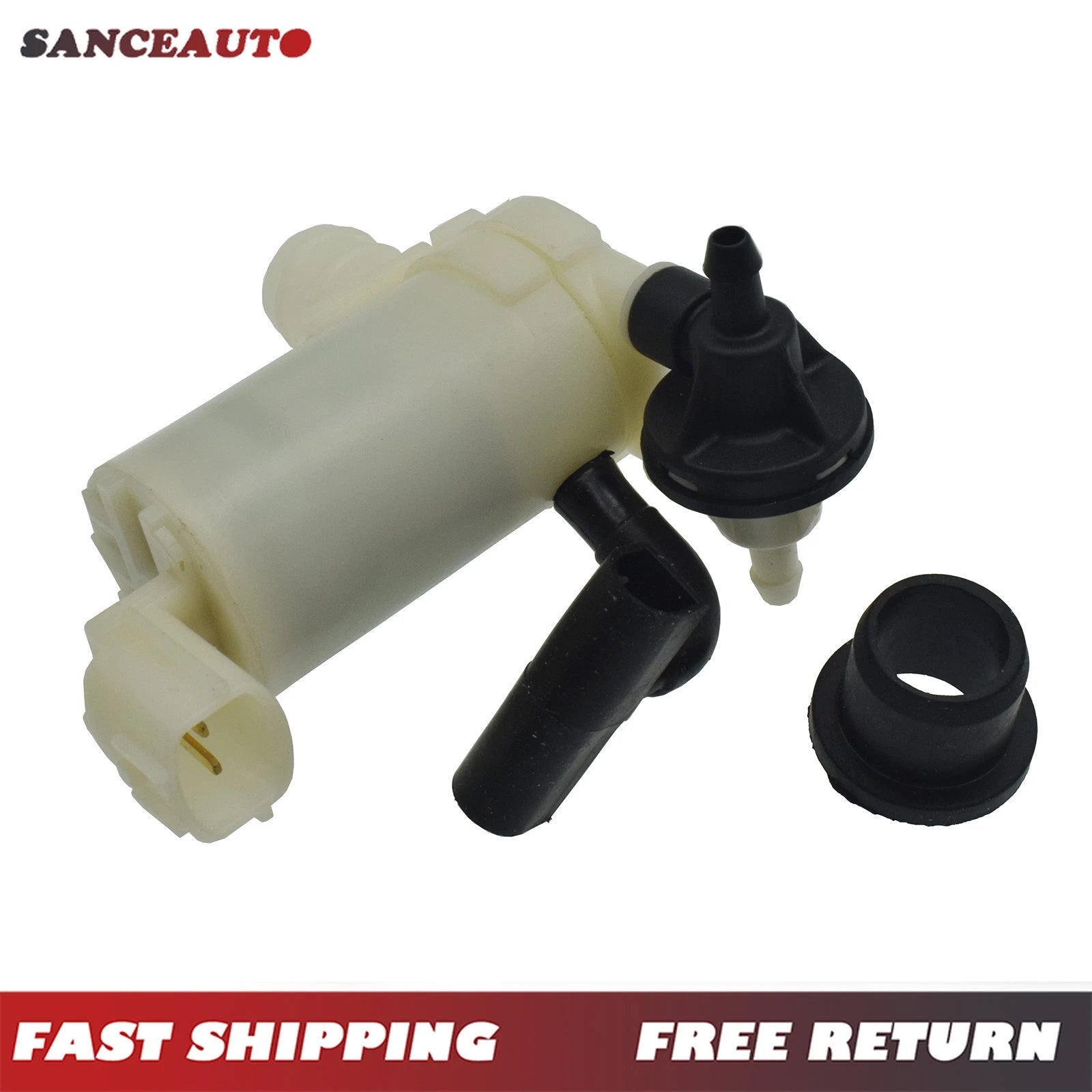 Front Rear Windscreen Washer Pump W/ Exhuast Pipe For Mazda2 Hatchback 2007-2015 6B93BC-57
