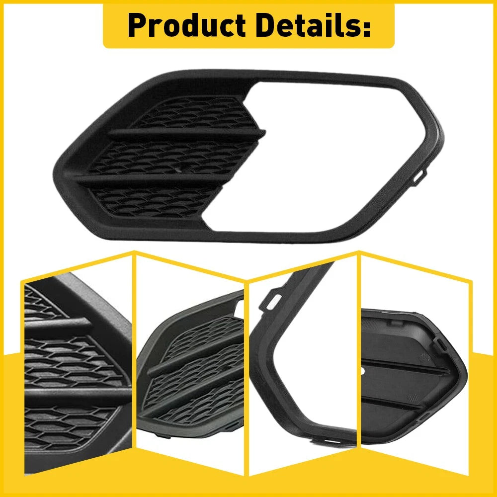 Front Right Bumper Fog Light Grille Bezel Cover Trim For 17-19 Ford Escape Kuga 6B93BC-57