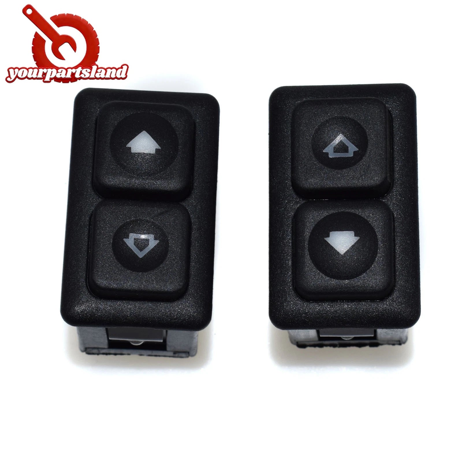 2 PCS Illuminated Power Window Switch 5 Pins For BMW E23 E24 E28 E30 61311381205 6B93BC-57